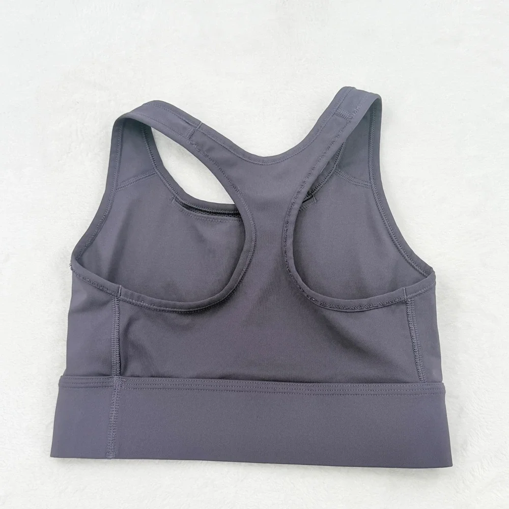 Nike Sports Bra Womens Medium Purple Excellent Dri-FIT Racerback Activewear